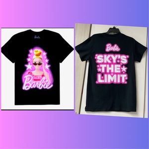 Barbie, Barbie Doll portrait SKY’S THE LIMIT T-shirt, 2023 vintage vibe